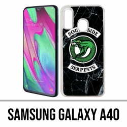 Coque Samsung Galaxy A40 - Riverdale South Side Serpent Marbre