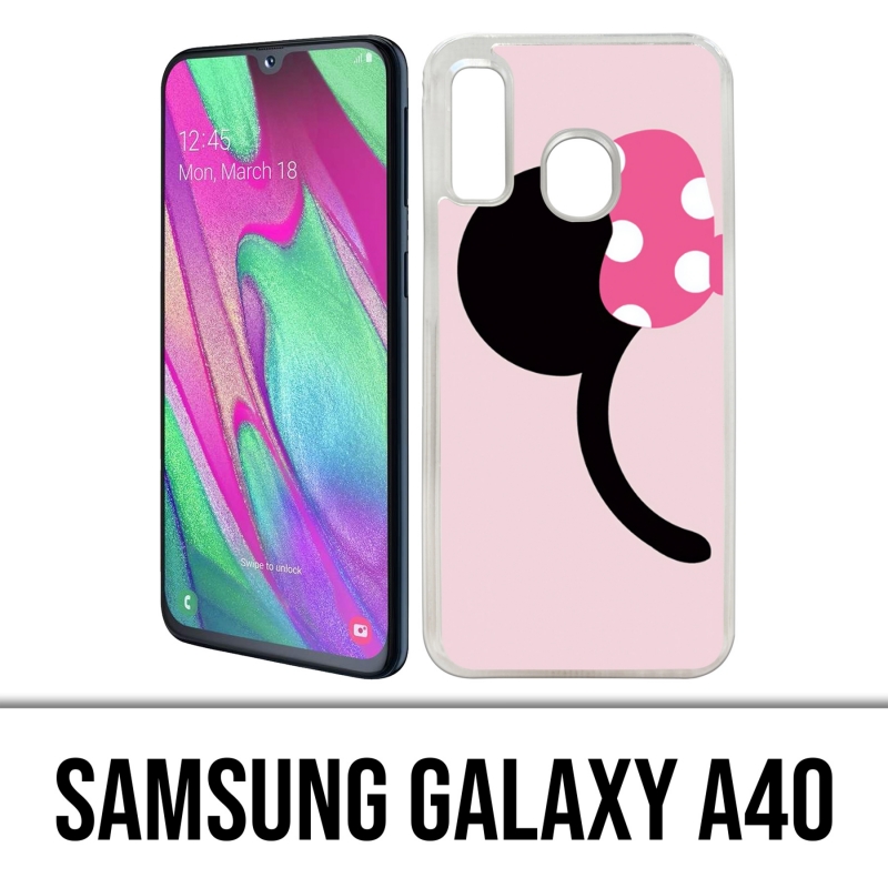 Coque Samsung Galaxy A40 - Serre Tete Minnie