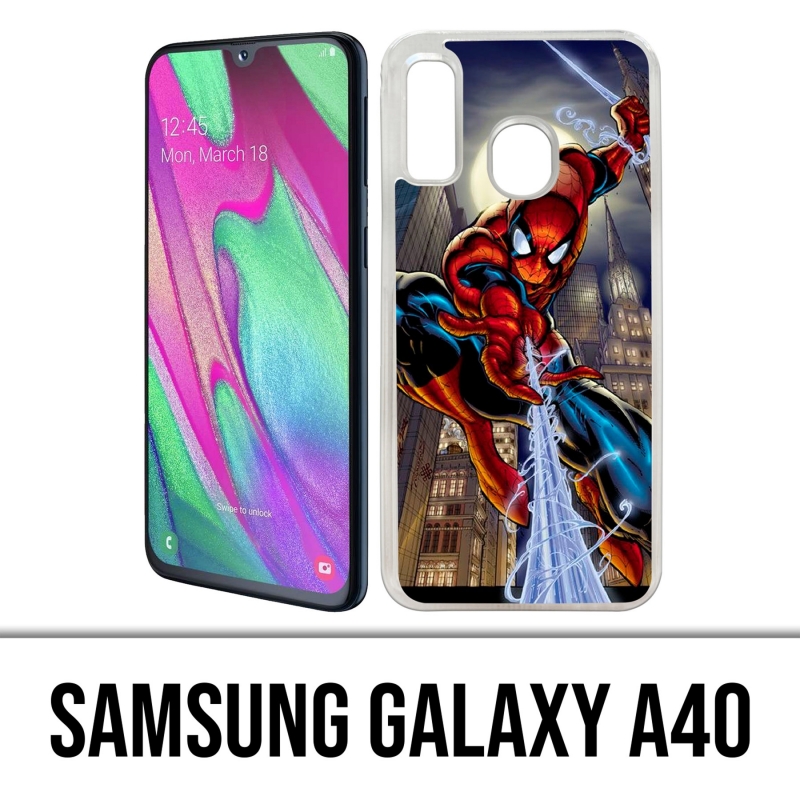 Coque Samsung Galaxy A40 - Spiderman Comics