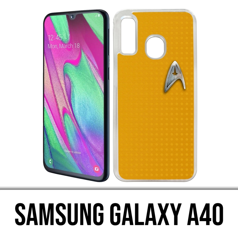 Coque Samsung Galaxy A40 - Star Trek Jaune