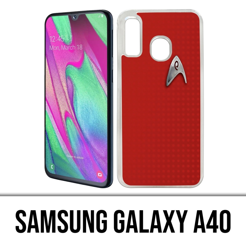 Coque Samsung Galaxy A40 - Star Trek Rouge