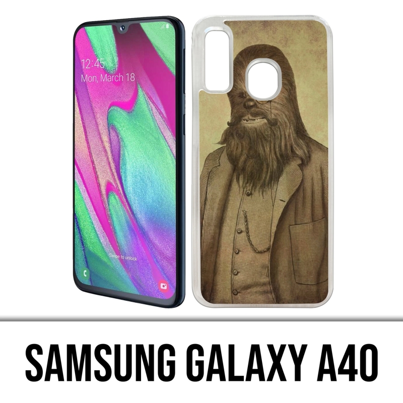 Coque Samsung Galaxy A40 - Star Wars Vintage Chewbacca