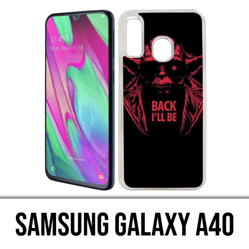 Custodia per Samsung Galaxy A40 - Star Wars Yoda Terminator