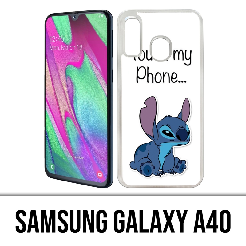 Coque Samsung Galaxy A40 - Stitch Touch My Phone