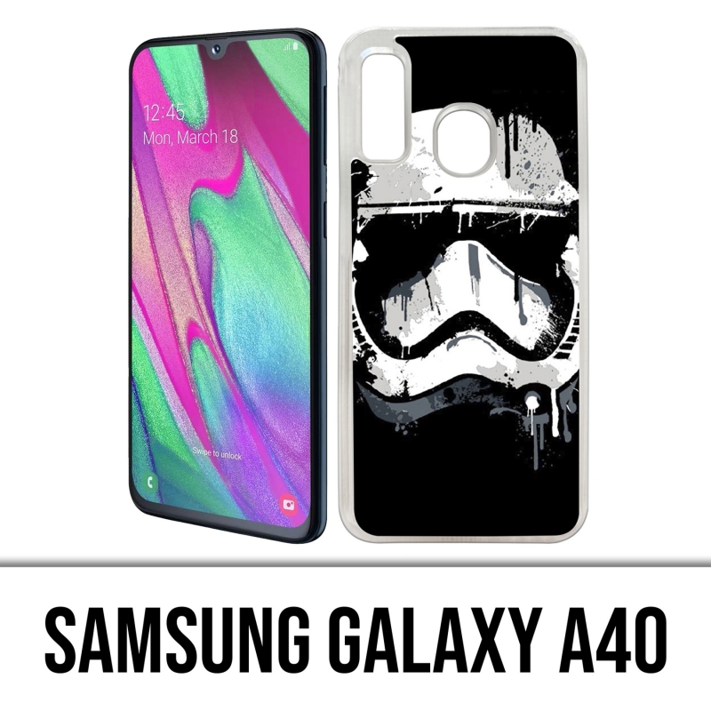 Custodia per Samsung Galaxy A40 - Vernice Stormtrooper