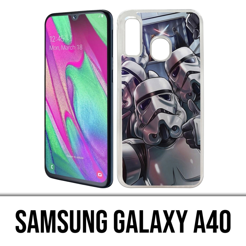 Coque Samsung Galaxy A40 - Stormtrooper Selfie