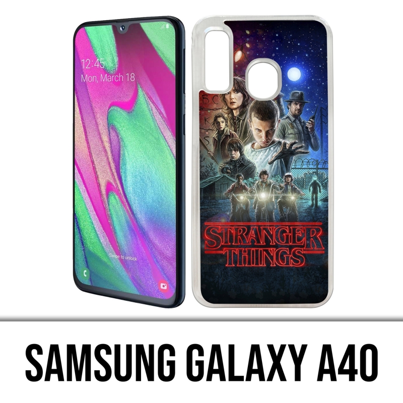 Custodia per Samsung Galaxy A40 - Poster di Stranger Things