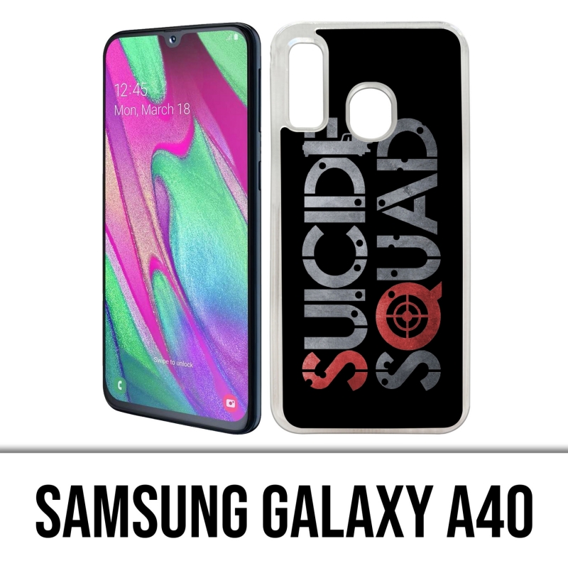 Coque Samsung Galaxy A40 - Suicide Squad Logo