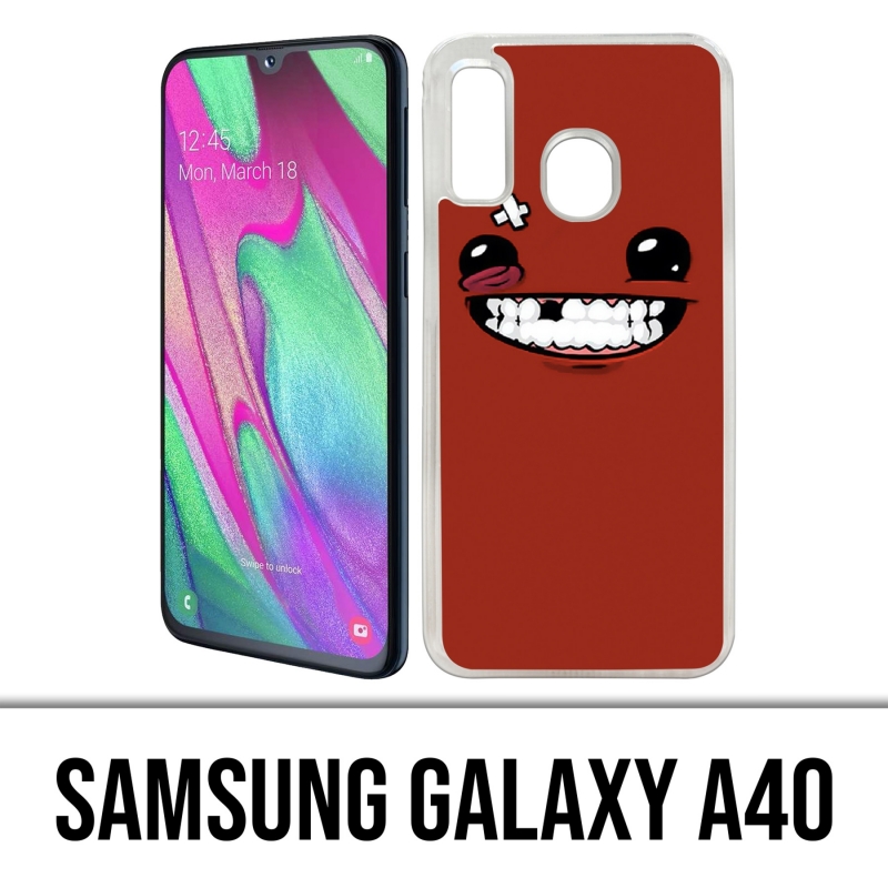 Custodia per Samsung Galaxy A40 - Super Meat Boy