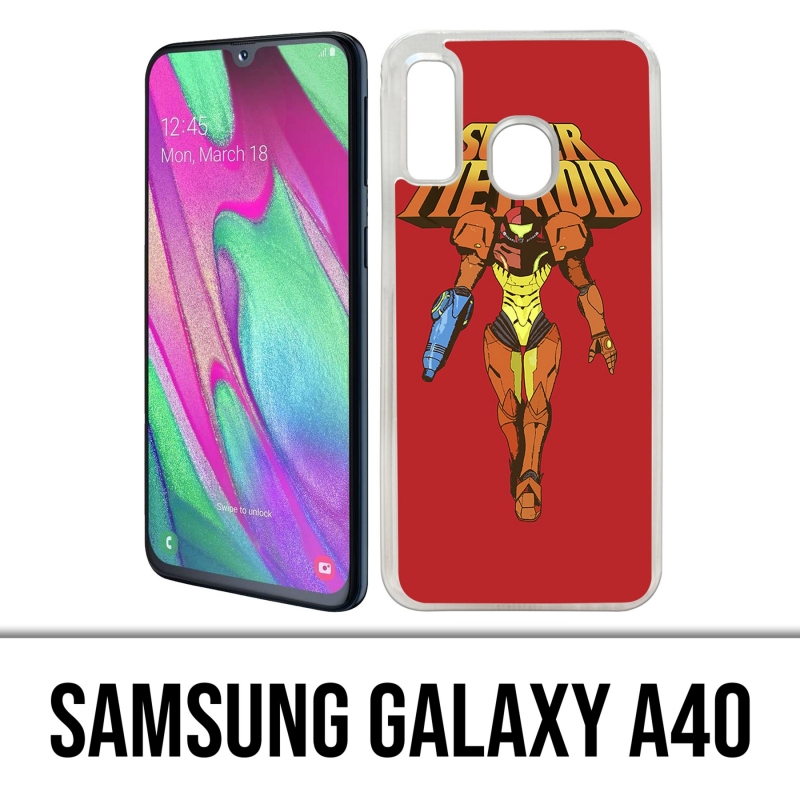 Coque Samsung Galaxy A40 - Super Metroid Vintage