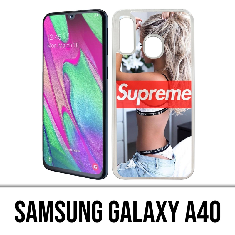 Coque Samsung Galaxy A40 - Supreme Girl Dos