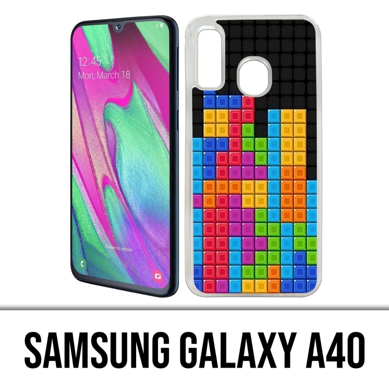 Custodia per Samsung Galaxy A40 - Tetris