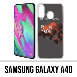 Samsung Galaxy A40 Case - To Do Liste Panda Roux