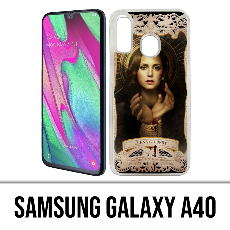 Coque Samsung Galaxy A40 - Vampire Diaries Elena