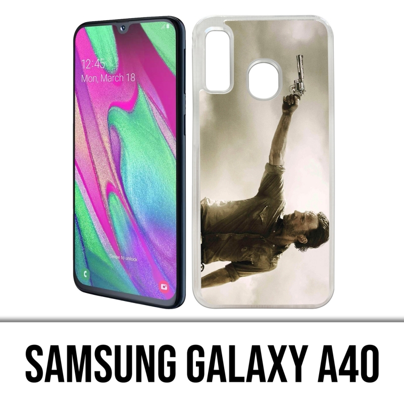 Coque Samsung Galaxy A40 - Walking Dead Gun