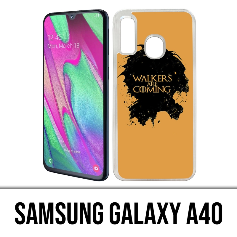 Coque Samsung Galaxy A40 - Walking Dead Walkers Are Coming