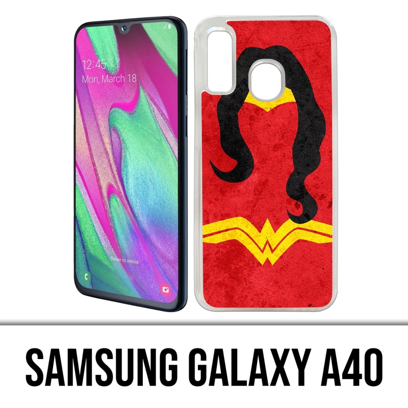 Coque Samsung Galaxy A40 - Wonder Woman Art Design