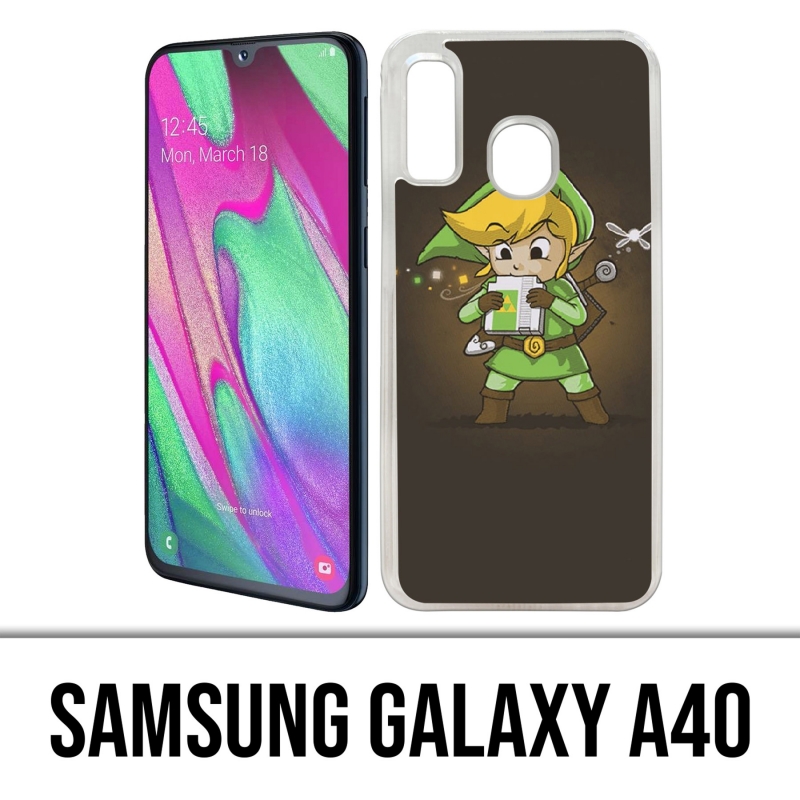 Coque Samsung Galaxy A40 - Zelda Link Cartouche