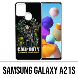 Coque Samsung Galaxy A21s - Call Of Duty X Dragon Ball Saiyan Warfare