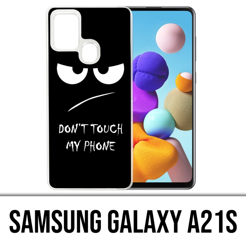 Samsung Galaxy A21s Case - Berühren Sie mein Telefon nicht wütend