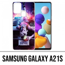 Custodia per Samsung Galaxy A21s - Cappuccio Birds of Prey di Harley Quinn