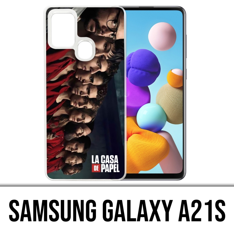 Custodia per Samsung Galaxy A21s - La Casa De Papel - Team