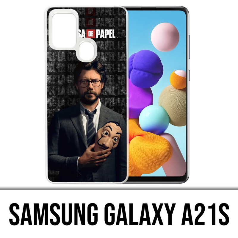 Funda Samsung Galaxy A21s - La Casa De Papel - Professor Mask