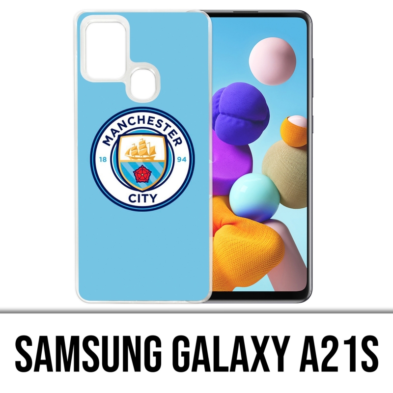 Custodia per Samsung Galaxy A21s - Pallone da calcio Manchester City