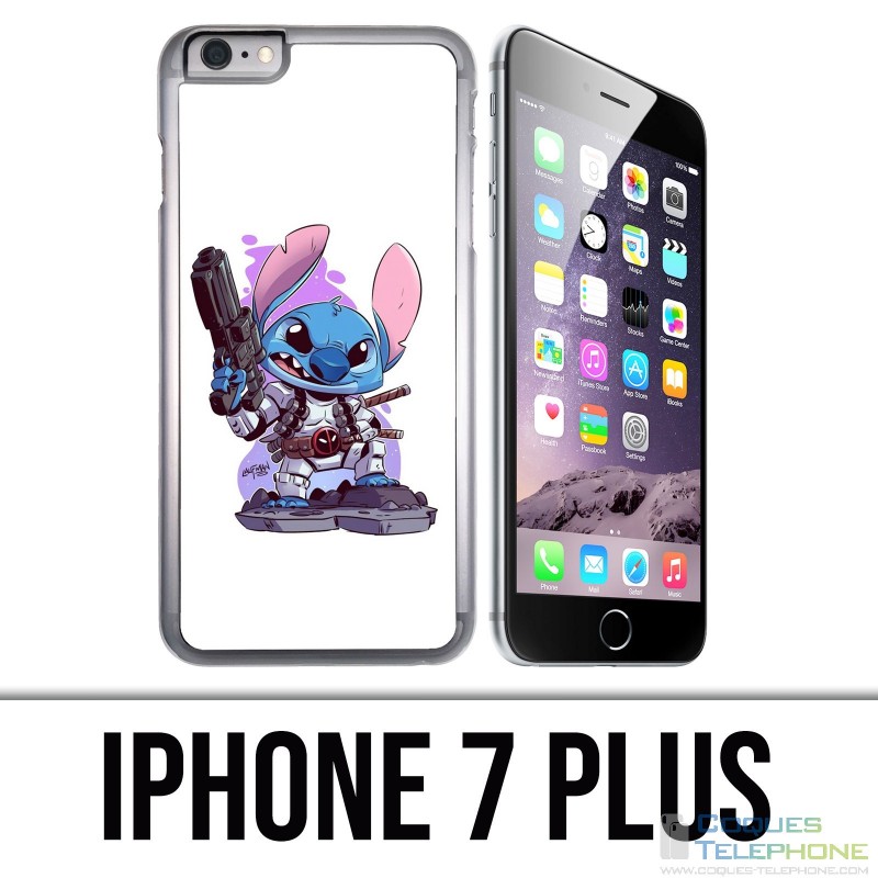 Coque iPhone 7 PLUS - Stitch Deadpool