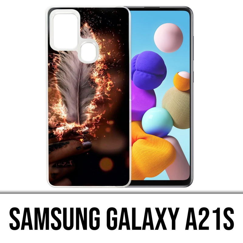 Samsung Galaxy A21s Case - Feuerfeder