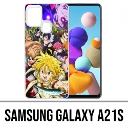 Samsung Galaxy A21s Case - Sieben Todsünden