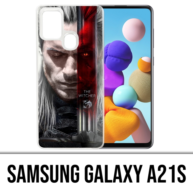 Custodia per Samsung Galaxy A21s - Witcher Blade Sword