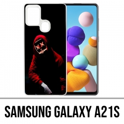 Custodia per Samsung Galaxy A21s - Maschera da incubo americano