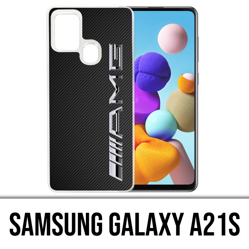 Coque Samsung Galaxy A21s - Amg Carbone Logo