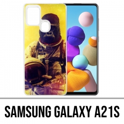 Funda Samsung Galaxy A21s - Animal Astronaut Monkey
