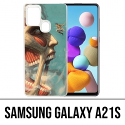 Custodia per Samsung Galaxy A21s - Attack-On-Titan-Art