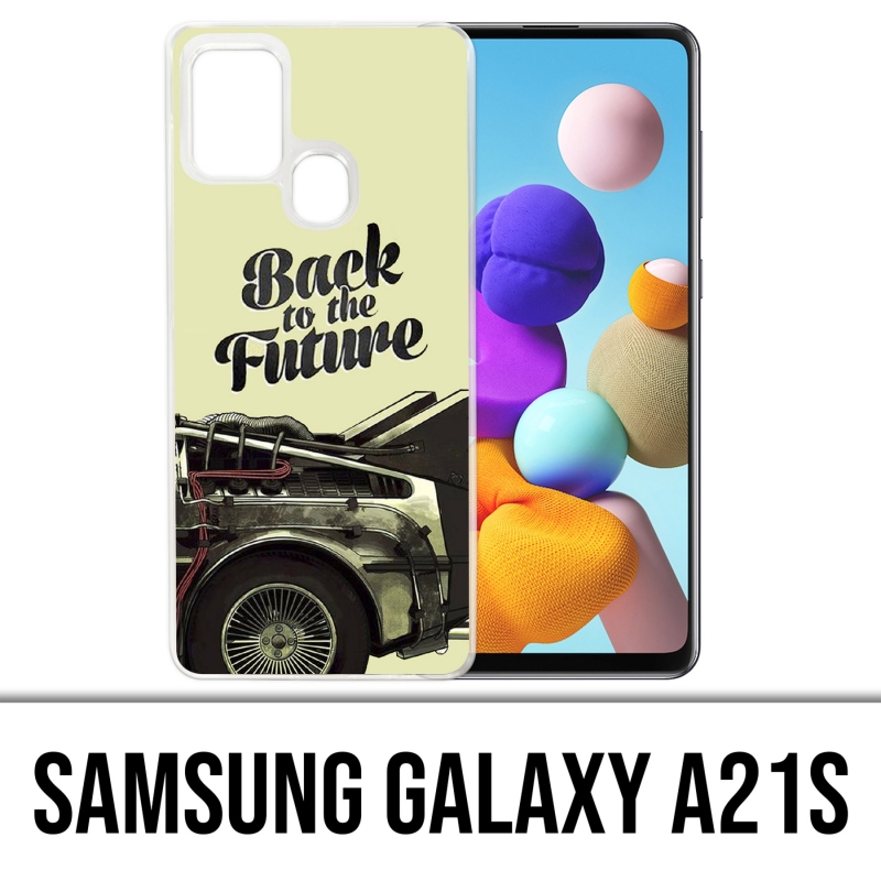 Custodie e protezioni Samsung Galaxy A21s - Ritorno al futuro Delorean 2