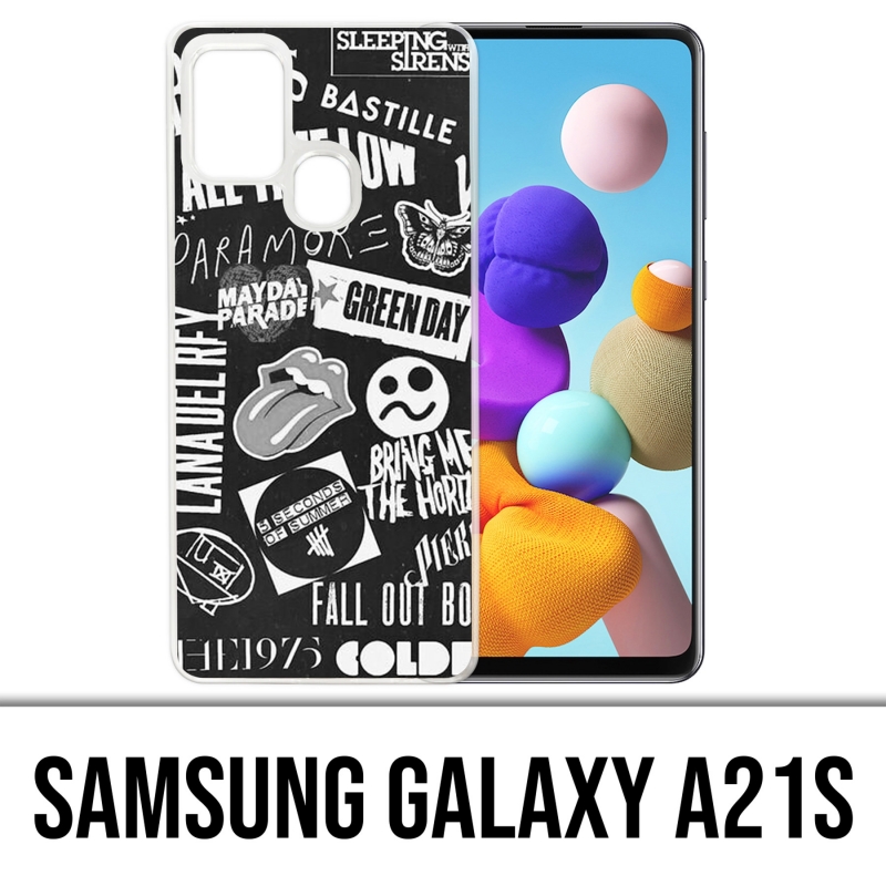 Coque Samsung Galaxy A21s - Badge Rock