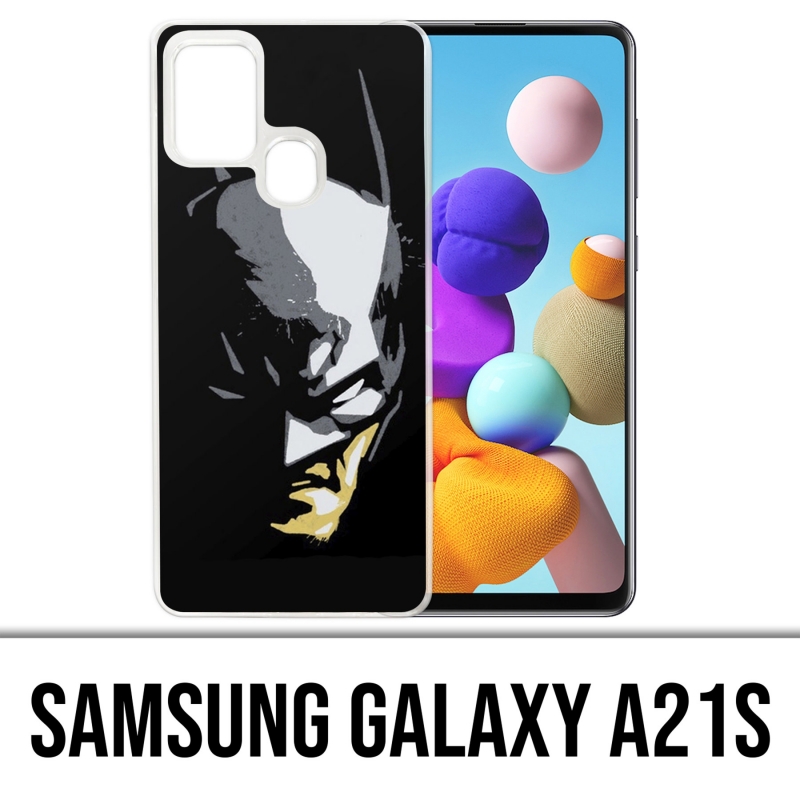 Coque Samsung Galaxy A21s - Batman Paint Face