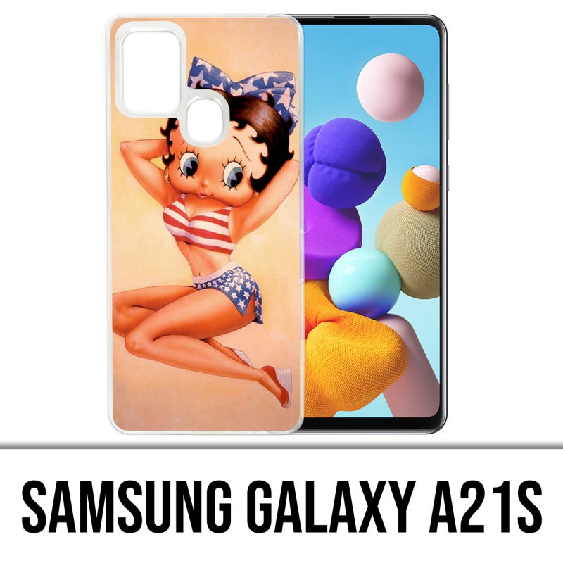 Coque Samsung Galaxy A21s - Betty Boop Vintage