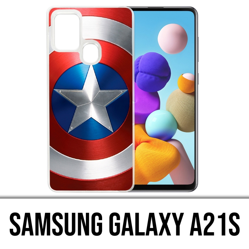 Coque Samsung Galaxy A21s - Bouclier Captain America Avengers