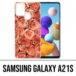 Custodia per Samsung Galaxy A21s - Bouquet di rose