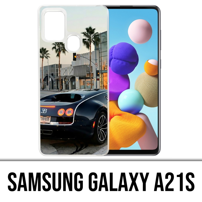 Custodia per Samsung Galaxy A21s - Bugatti Veyron City