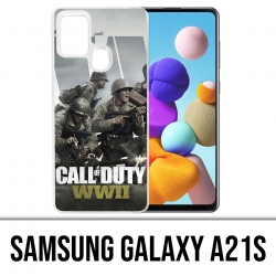 Funda Samsung Galaxy A21s - Personajes de Call Of Duty Ww2