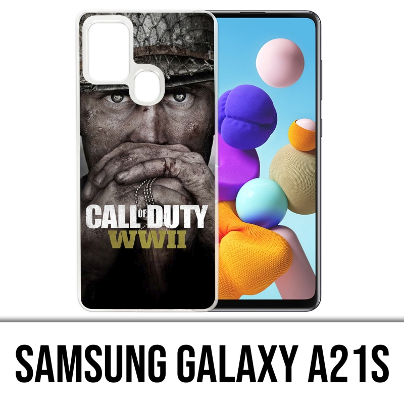 Samsung Galaxy A21s Case - Call Of Duty Ww2 Soldaten