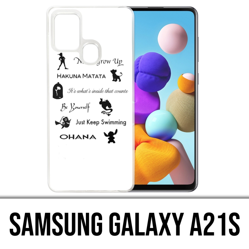 Custodia per Samsung Galaxy A21s - Citazioni Disney