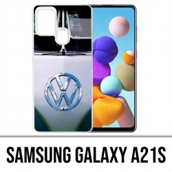 Custodia per Samsung Galaxy A21s - Vw Volkswagen Grey Combi