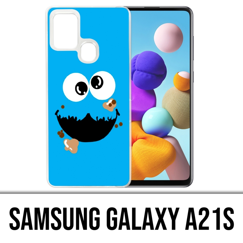 Coque Samsung Galaxy A21s - Cookie Monster Face