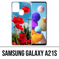 Coque Samsung Galaxy A21s - Coquelicots 1