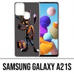 Coque Samsung Galaxy A21s - Crash Bandicoot Masque